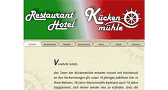 Desktop Screenshot of kueckenmuehle.de